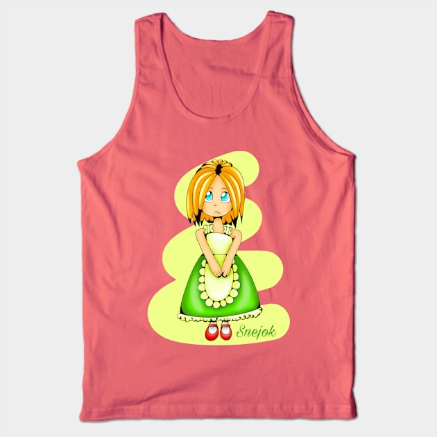 Fan FNaF Chica Tank Top by snejok_art